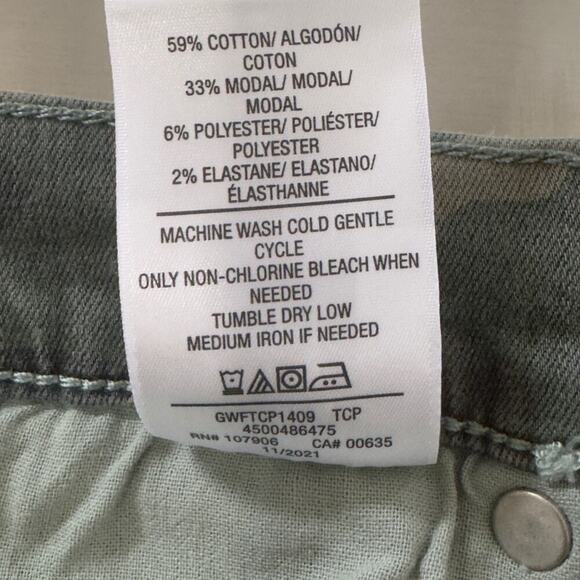 HUDSON BARBARA SUPER SKINNY ANKLE JEANS IN CAMO PRINT NWT WOMEN'S SIZE 26 - Picture 13 of 15